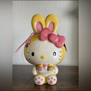 Hello Kitty easter bunny ceramic